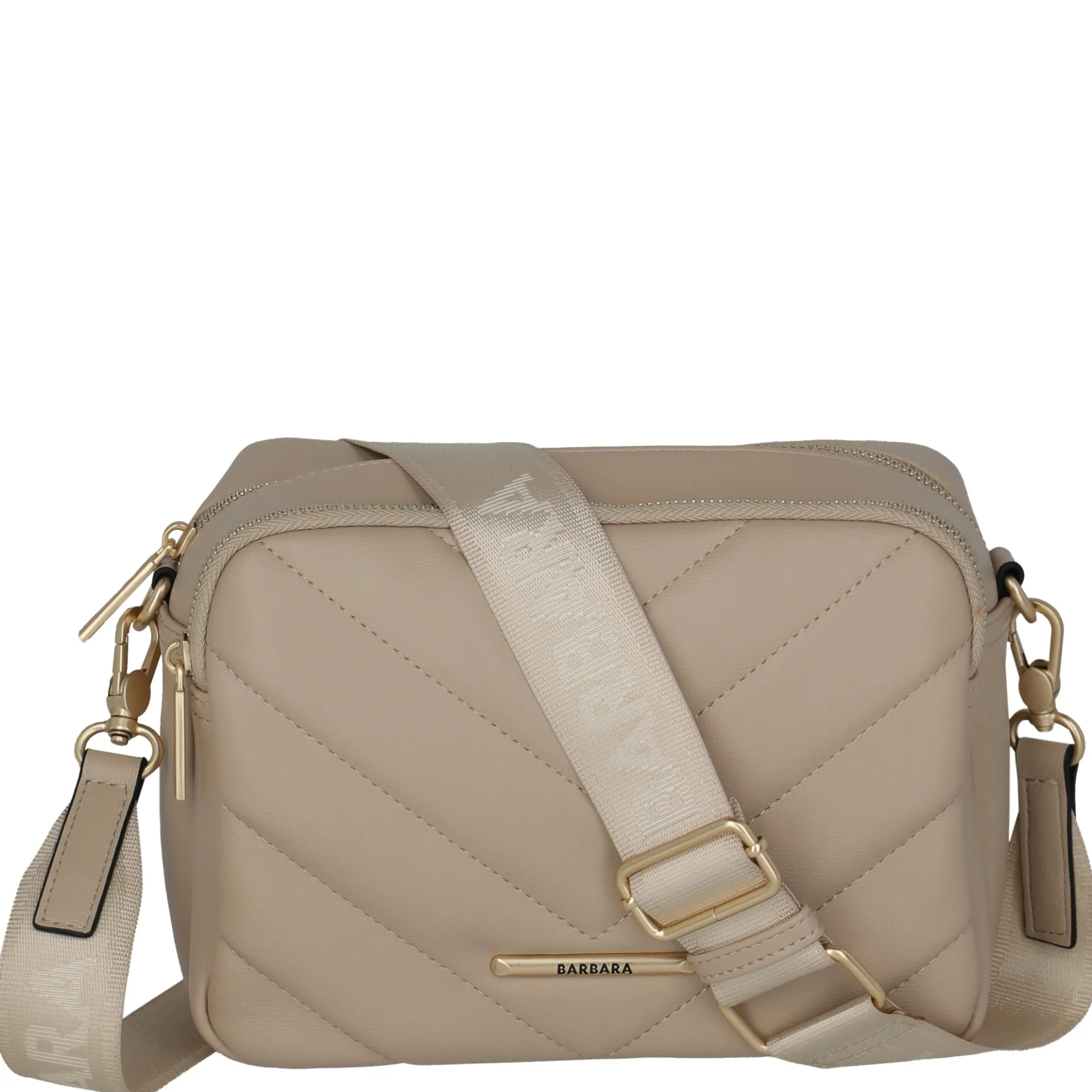 BARBARA Cozy Crossbody Bag - Umhängetasche 22 cm (sand)