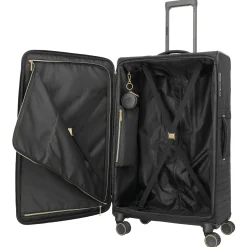 BARBARA Stepp - 4-Rollen-Trolley L 80 cm (schwarz, 80 cm)
