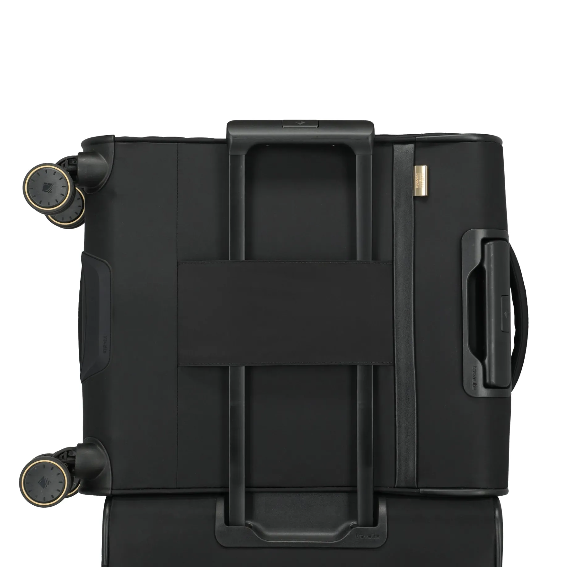 BARBARA Stepp - 4-Rollen-Trolley S 55 cm erw. (schwarz, 55 cm)