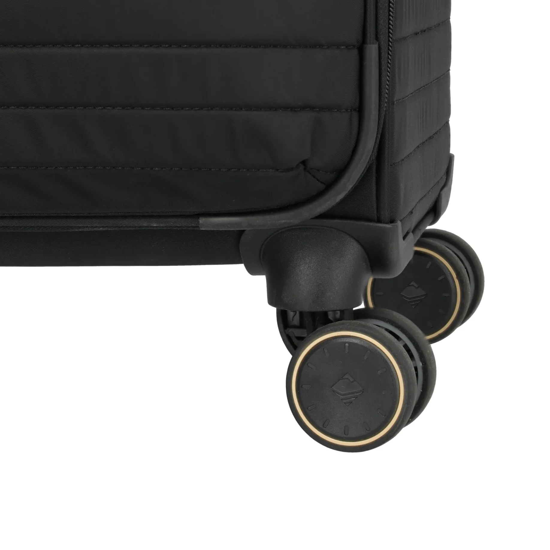 BARBARA Stepp - 4-Rollen-Trolley S 55 cm erw. (schwarz, 55 cm)
