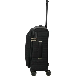 BARBARA Stepp - 4-Rollen-Trolley S 55 cm erw. (schwarz, 55 cm)
