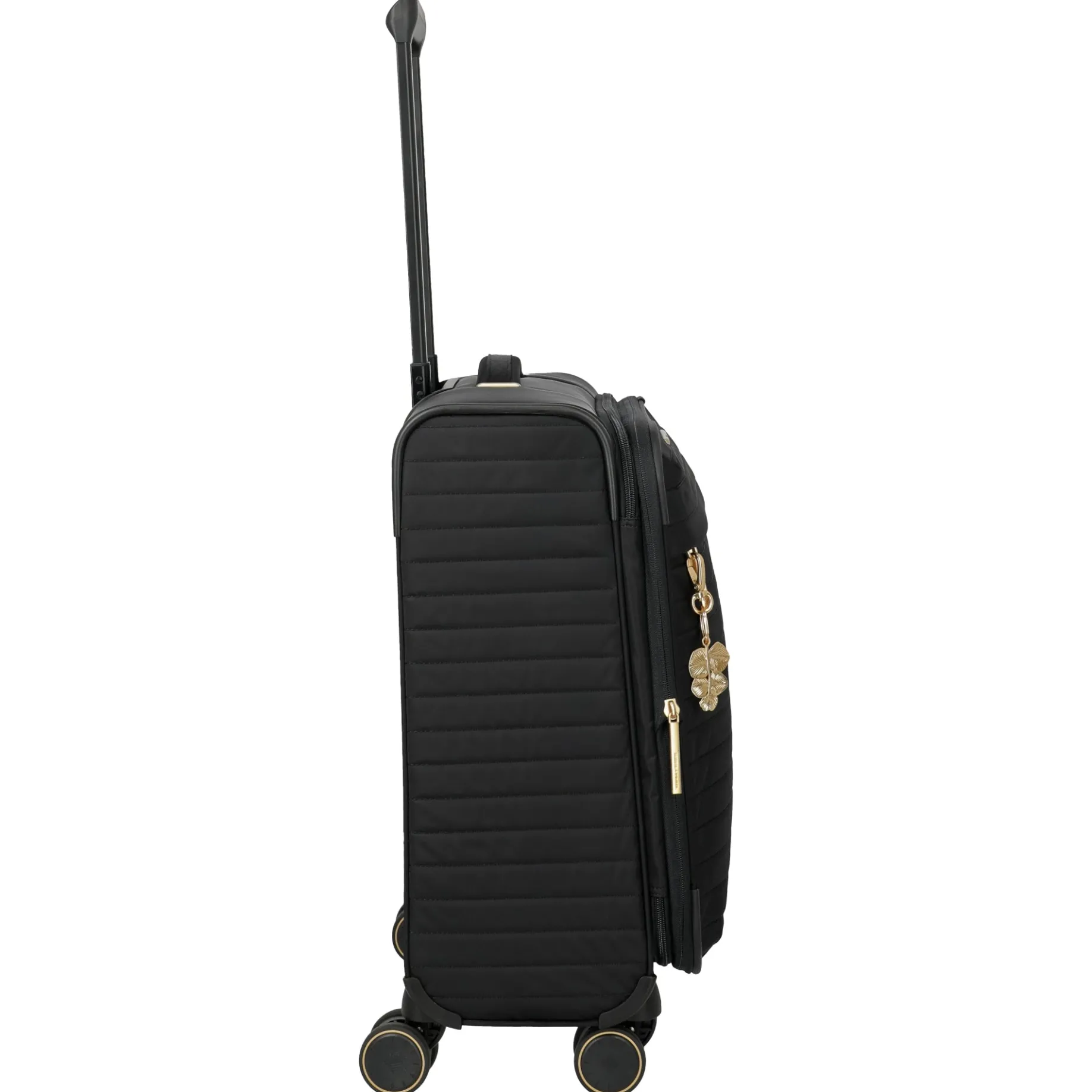 BARBARA Stepp - 4-Rollen-Trolley S 55 cm erw. (schwarz, 55 cm)