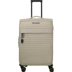 BARBARA Stepp - 4-Rollen-Trolley M 68 cm erw. (satin nude, 68 cm)