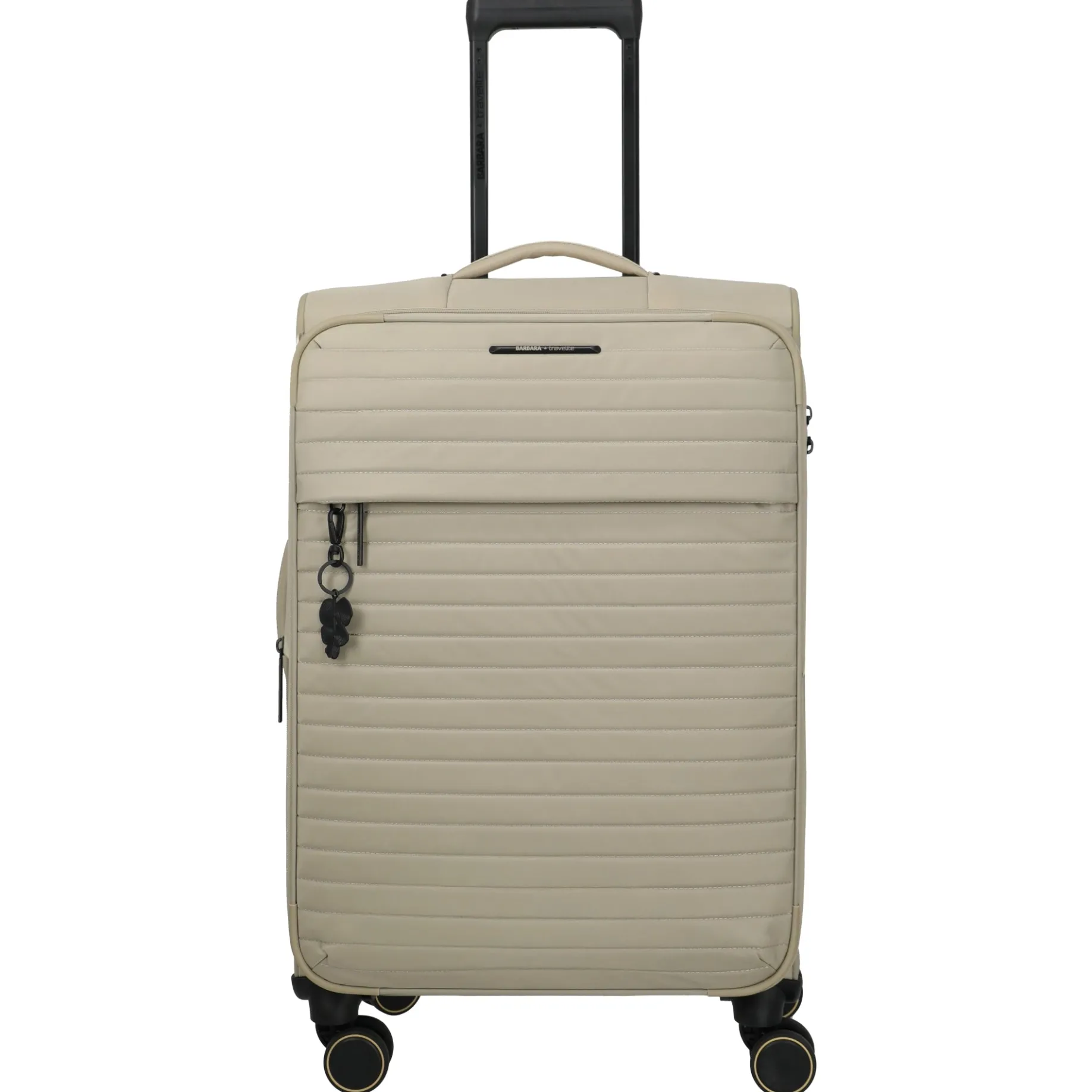 BARBARA Stepp - 4-Rollen-Trolley M 68 cm erw. (satin nude, 68 cm)