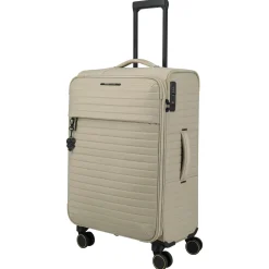 BARBARA Stepp - 4-Rollen-Trolley M 68 cm erw. (satin nude, 68 cm)