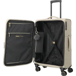 BARBARA Stepp - 4-Rollen-Trolley M 68 cm erw. (satin nude, 68 cm)