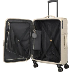BARBARA Stepp - 4-Rollen-Trolley M 68 cm erw. (satin nude, 68 cm)