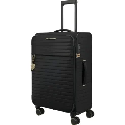 BARBARA Stepp - 4-Rollen-Trolley M 68 cm erw. (schwarz, 68 cm)