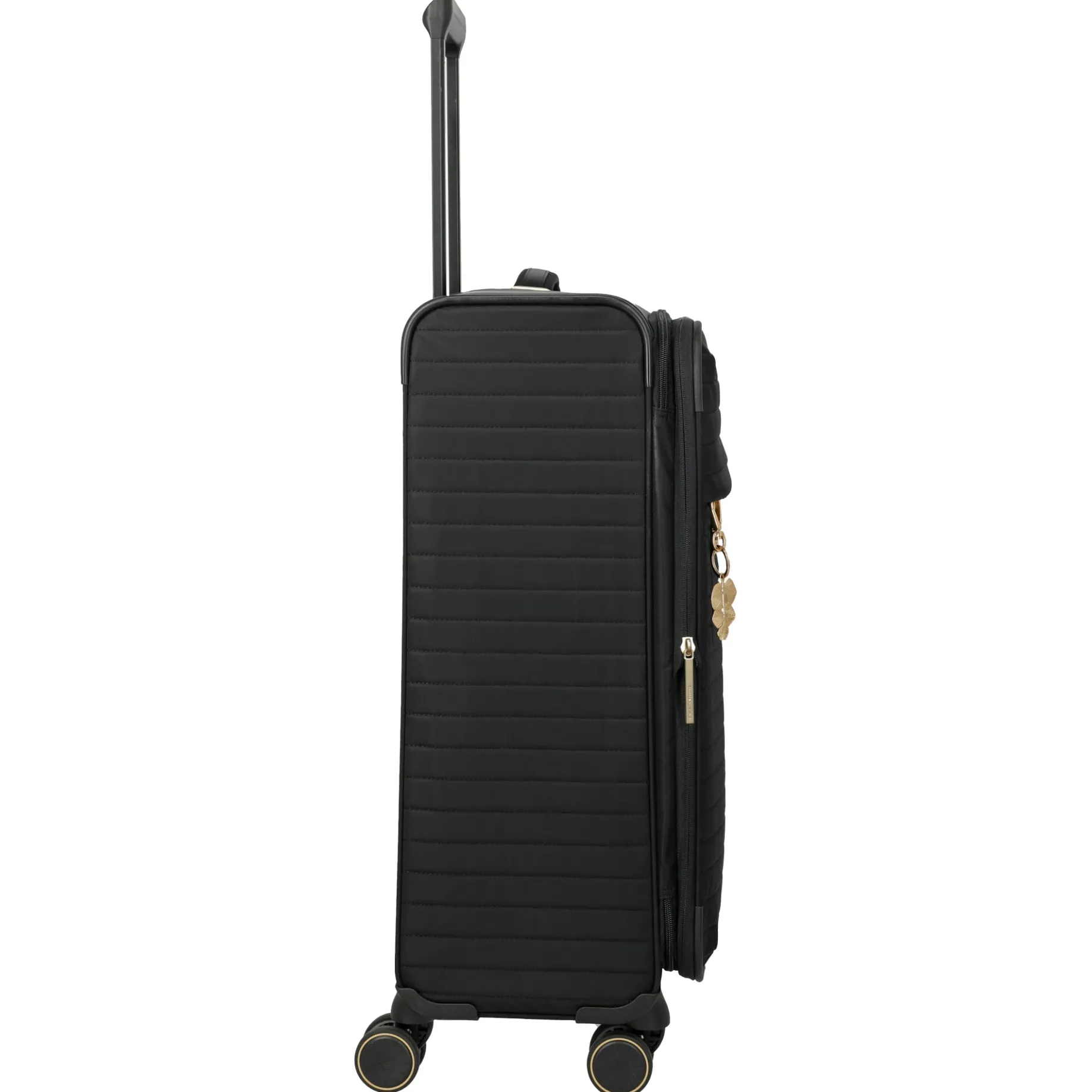 BARBARA Stepp - 4-Rollen-Trolley M 68 cm erw. (schwarz, 68 cm)