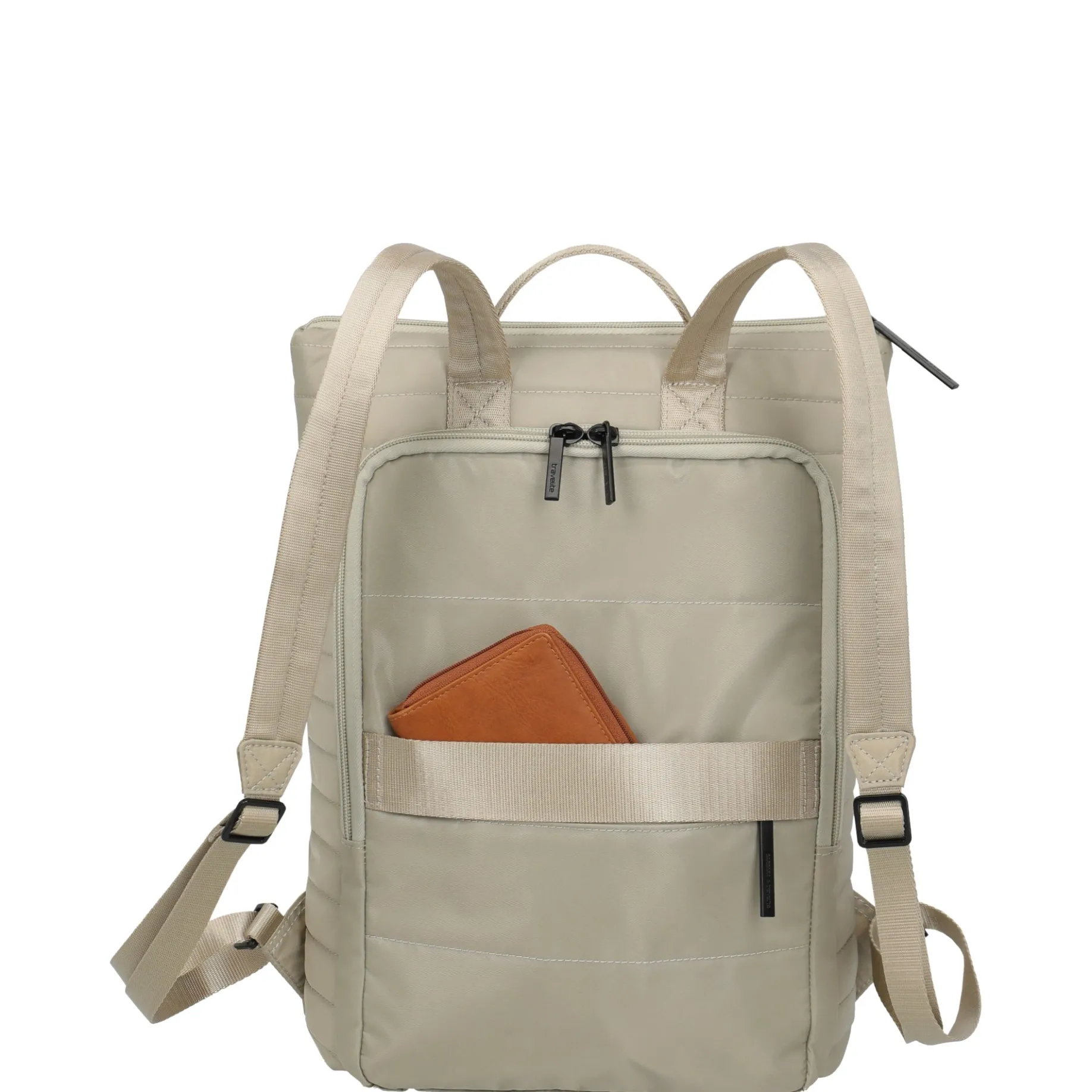 BARBARA Stepp - Rucksack 39 cm (satin nude)