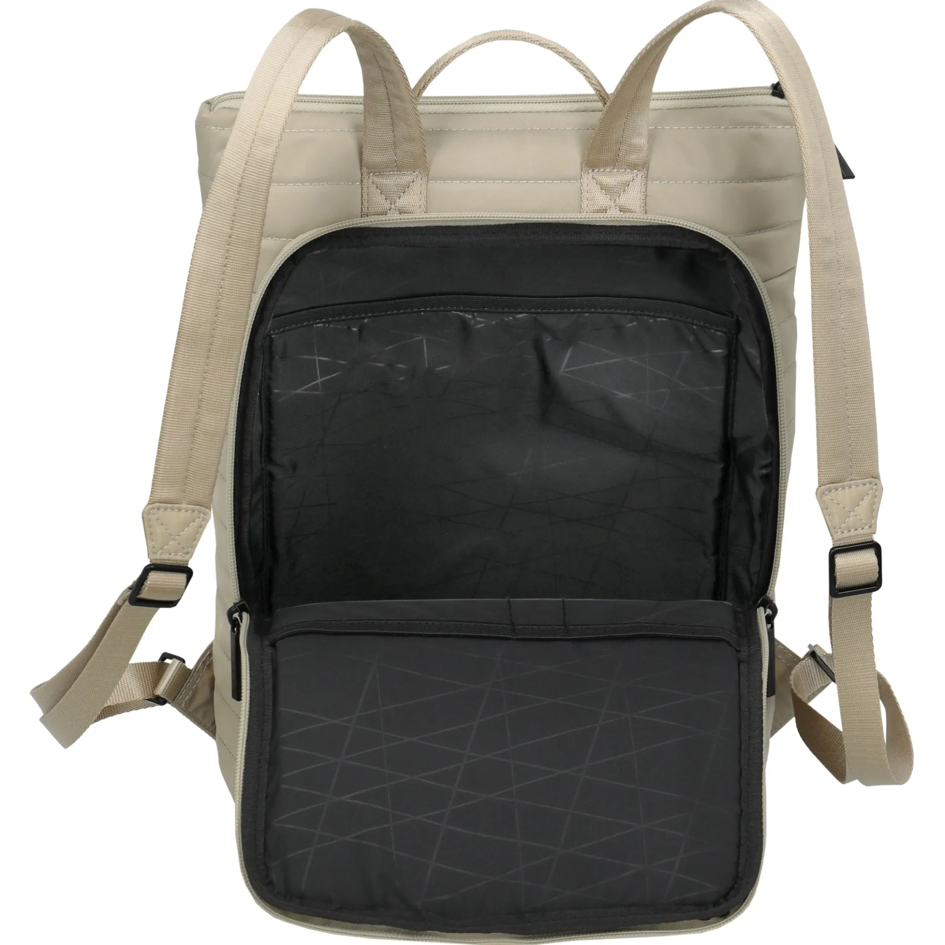 BARBARA Stepp - Rucksack 39 cm (satin nude)