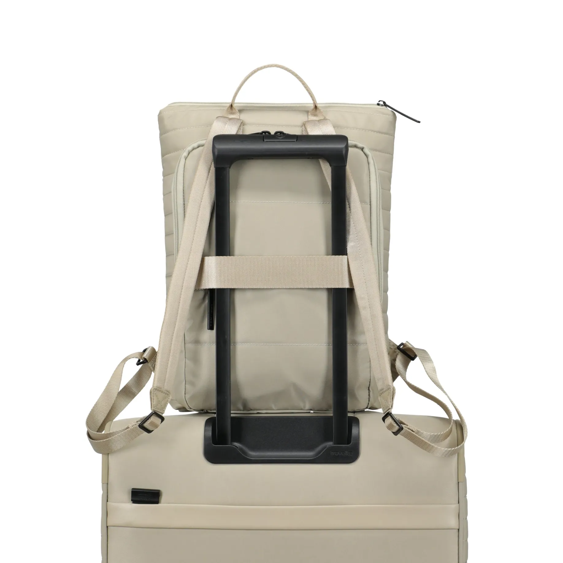 BARBARA Stepp - Rucksack 39 cm (satin nude)