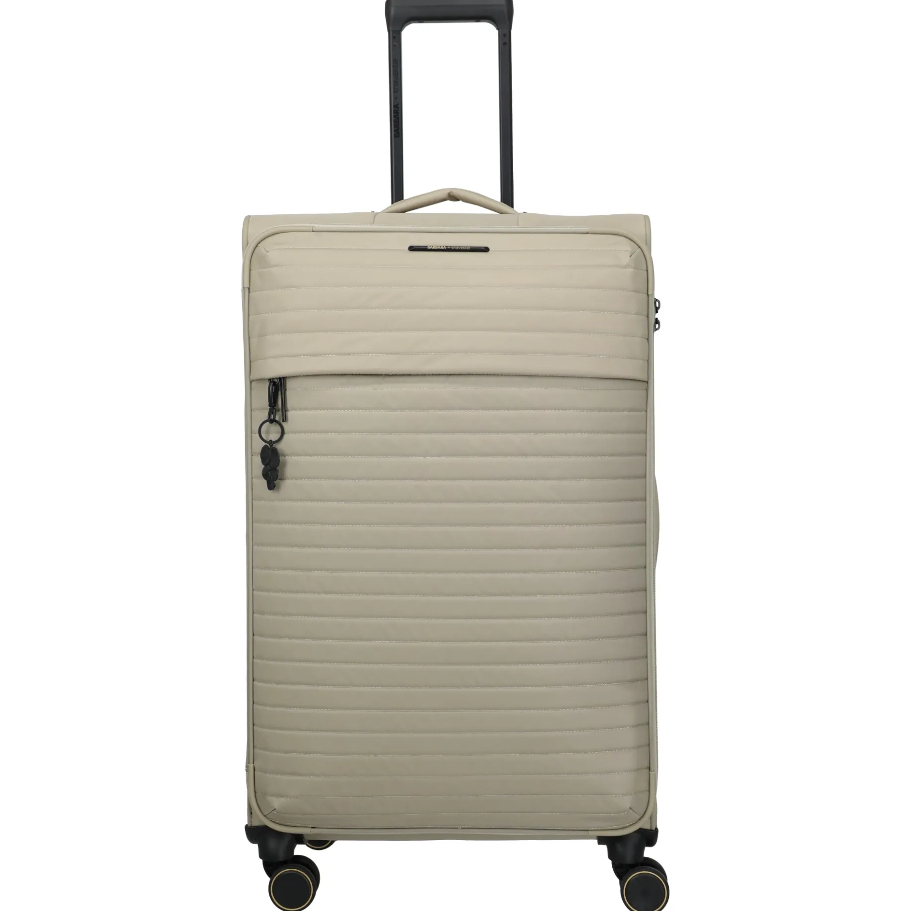 BARBARA Stepp- 4-Rollen-Trolley L 80 cm (satin nude, 80 cm)