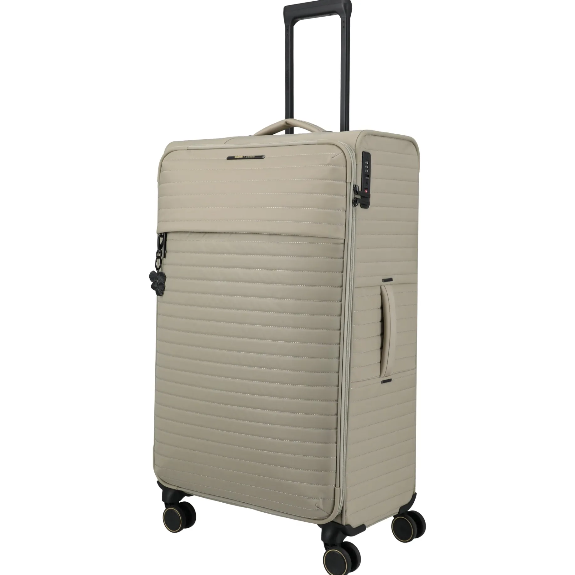 BARBARA Stepp- 4-Rollen-Trolley L 80 cm (satin nude, 80 cm)