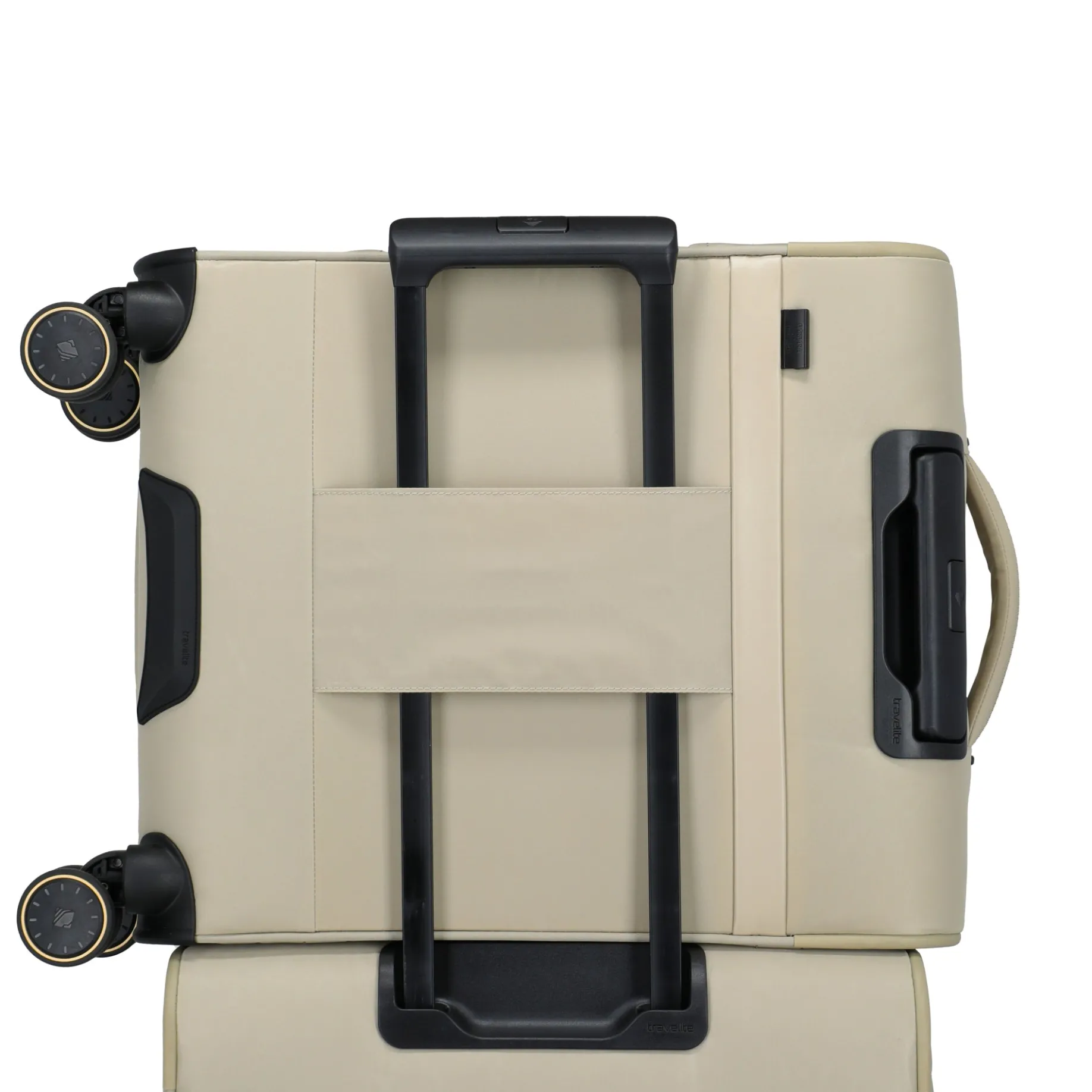 BARBARA Stepp- 4-Rollen-Trolley L 80 cm (satin nude, 80 cm)