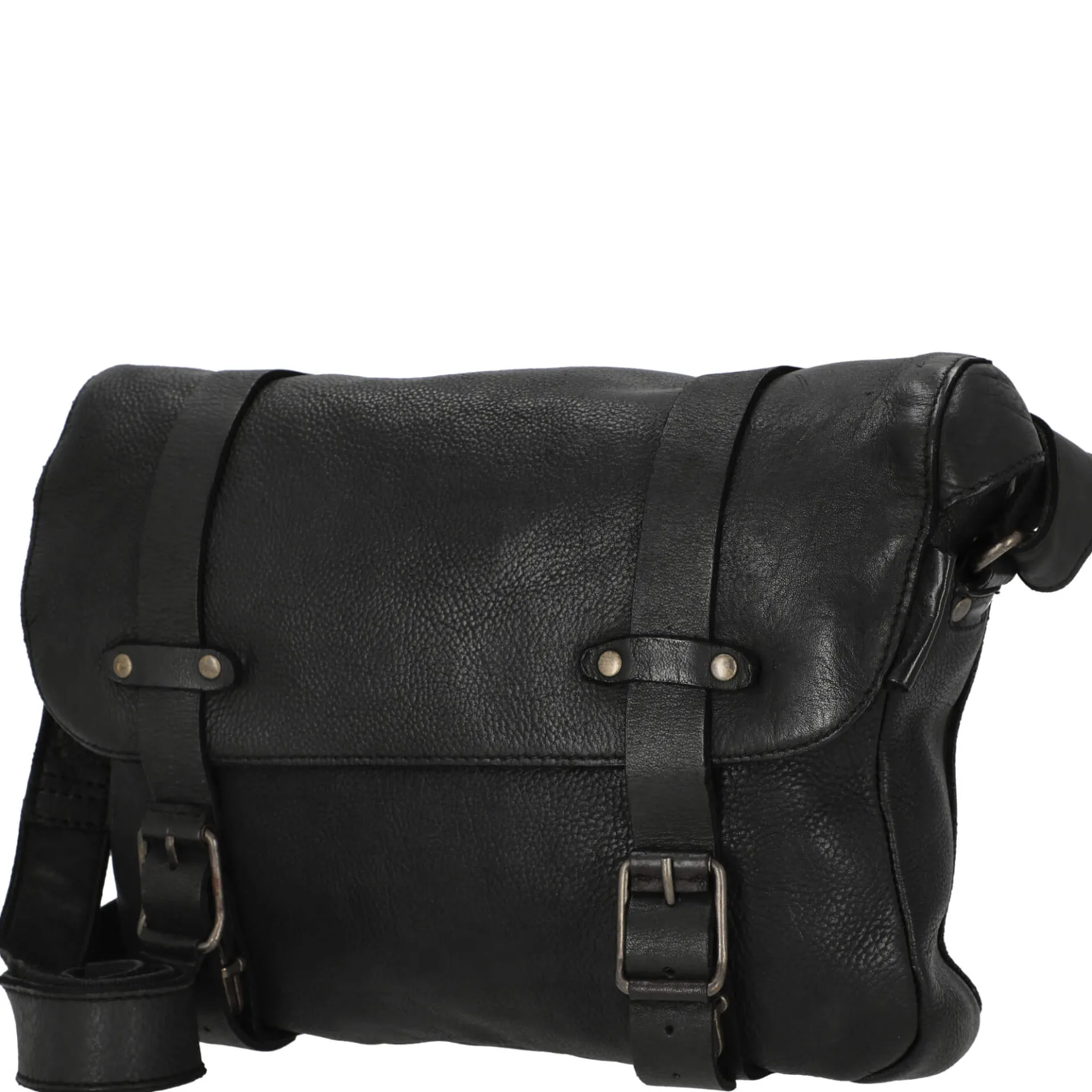 Barber Shop Anchor - Umhängetasche (charcoal black)