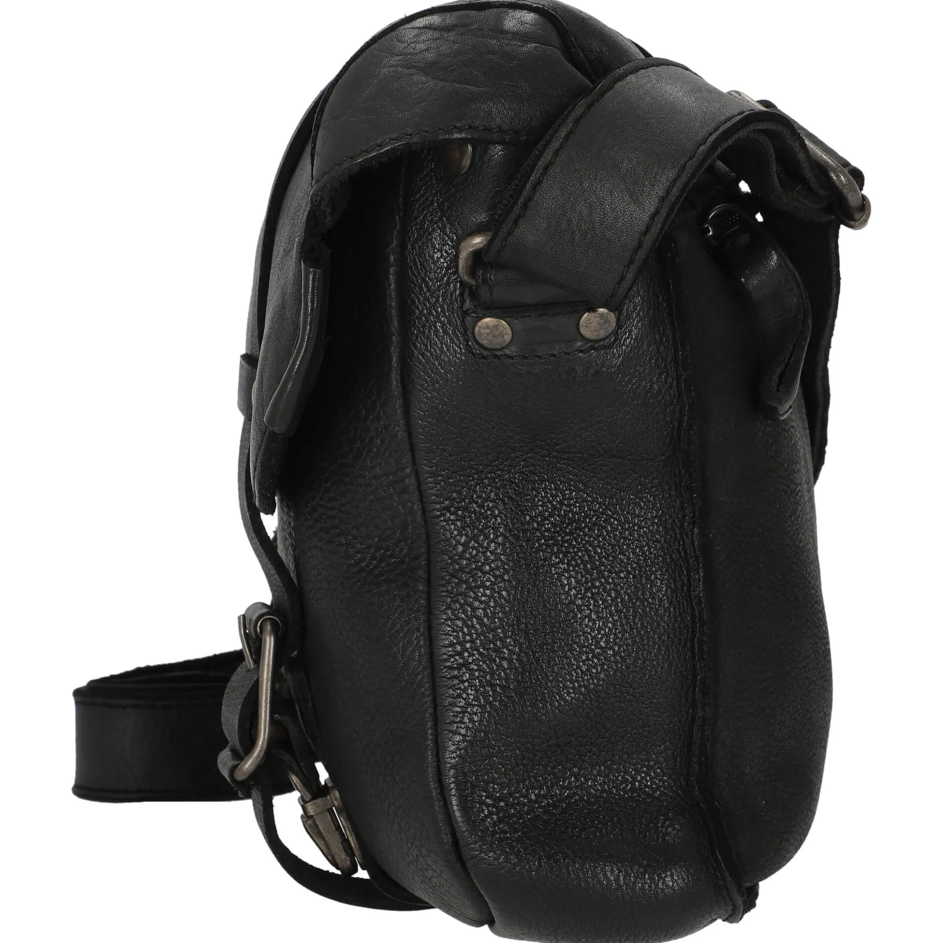 Barber Shop Anchor - Umhängetasche (charcoal black)