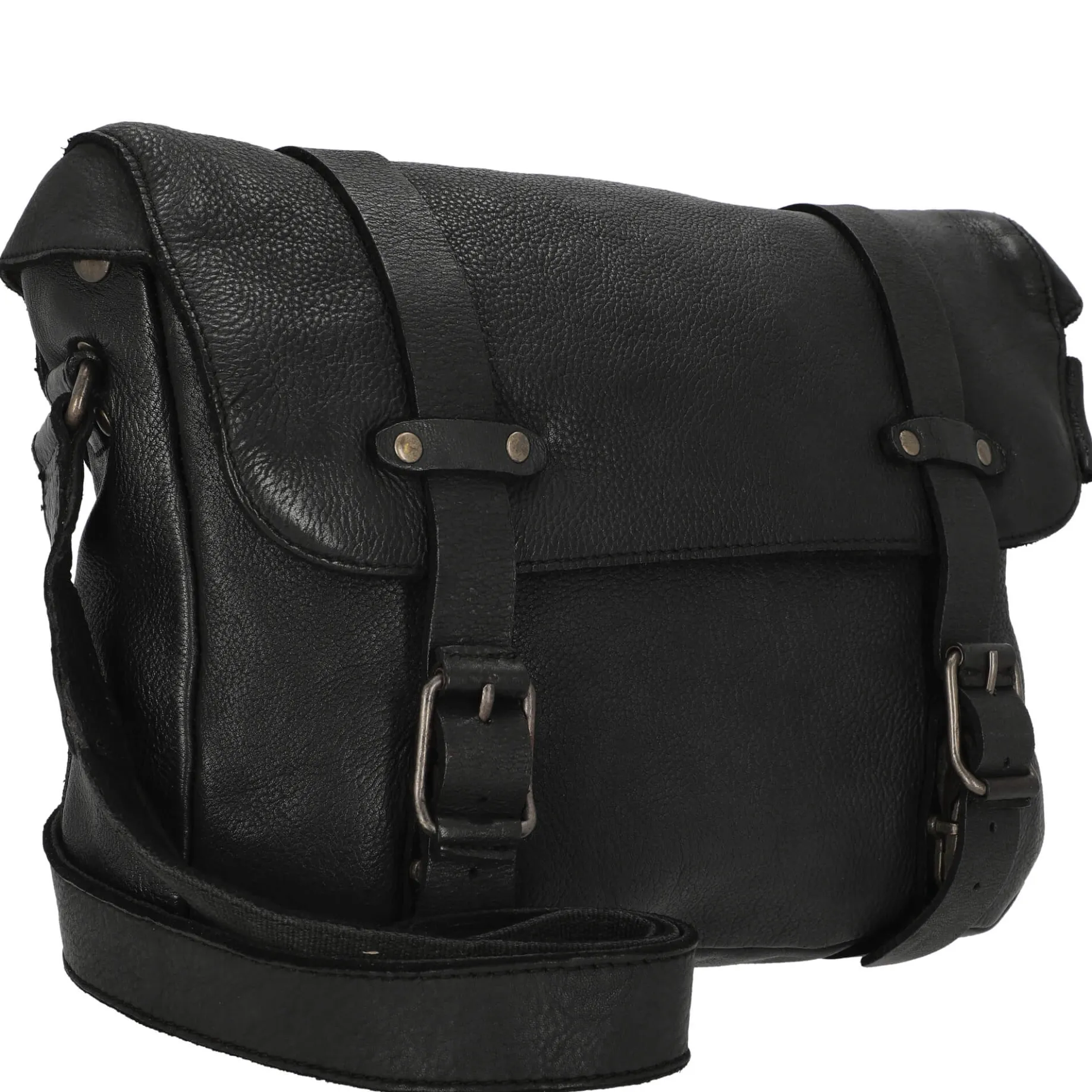Barber Shop Anchor - Umhängetasche (charcoal black)