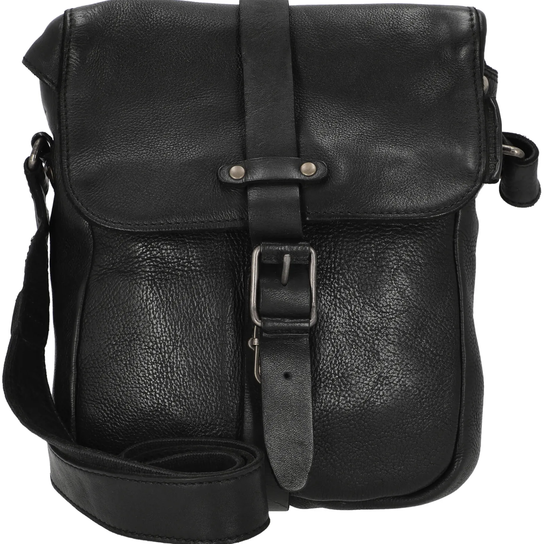 Barber Shop Goatee - Umhängetasche 25 cm (charcoal black)