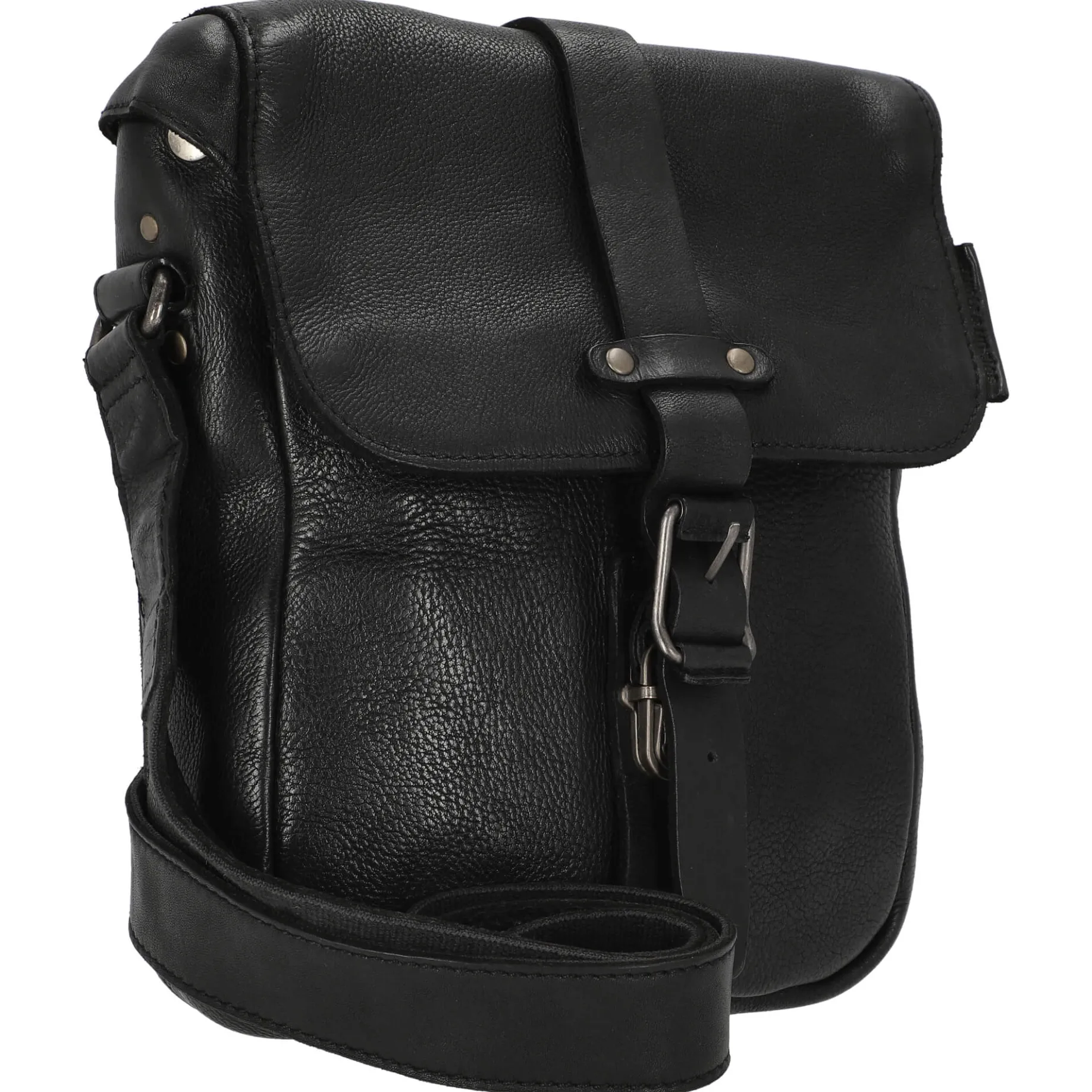Barber Shop Goatee - Umhängetasche 25 cm (charcoal black)