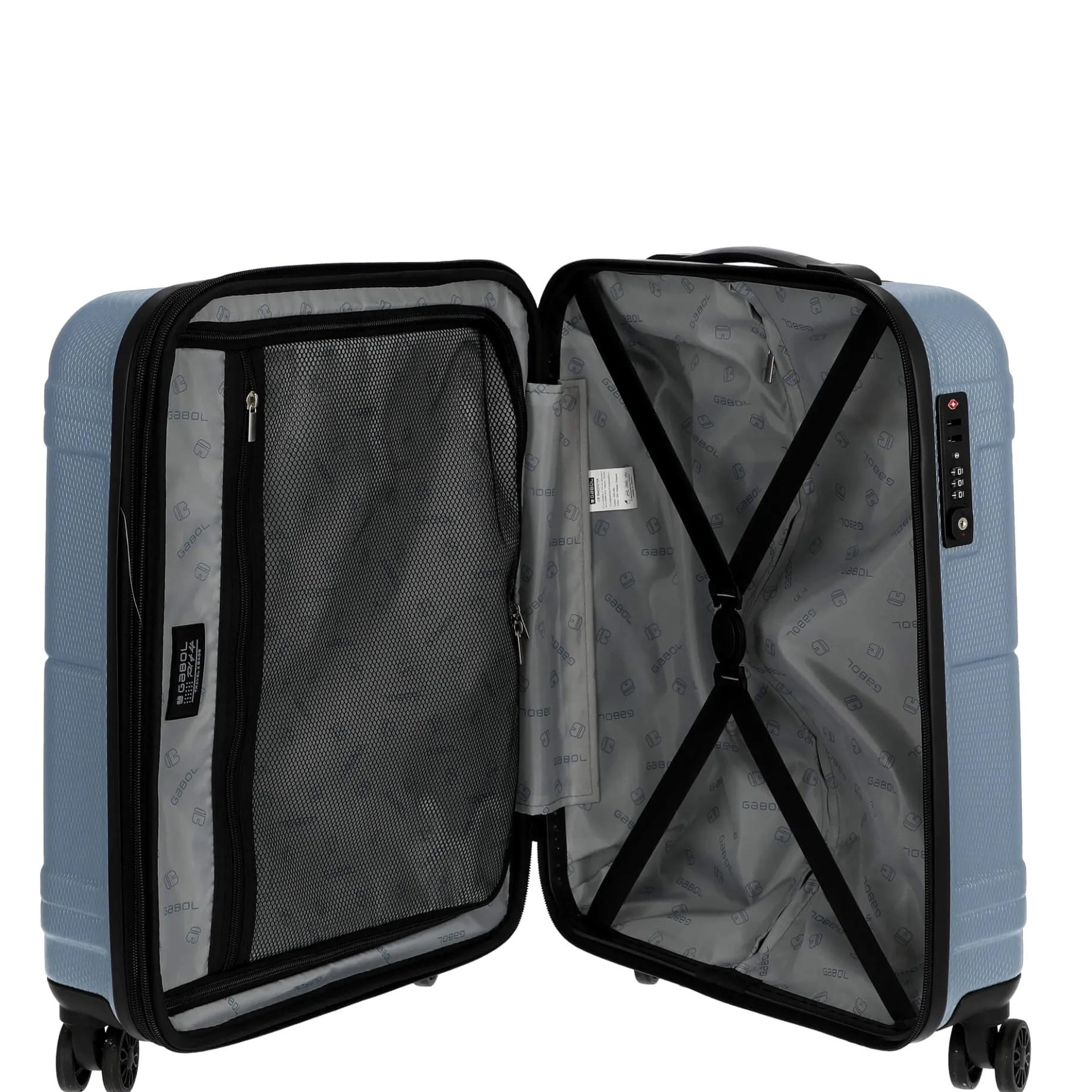 Bari - 4-Rollen-Kabinentrolley S 55 cm erw. (azul)