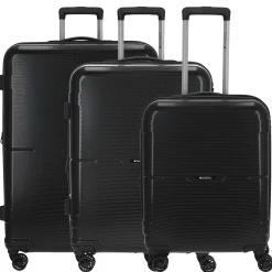 Bari - 4-Rollen-Trolley Set 3tlg. S/M/L erw. (negro)