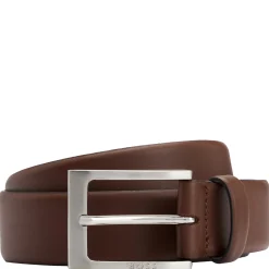 Barnabie - Ledergürtel mit Dornschließe 3.5 cm (medium brown, 95 cm)