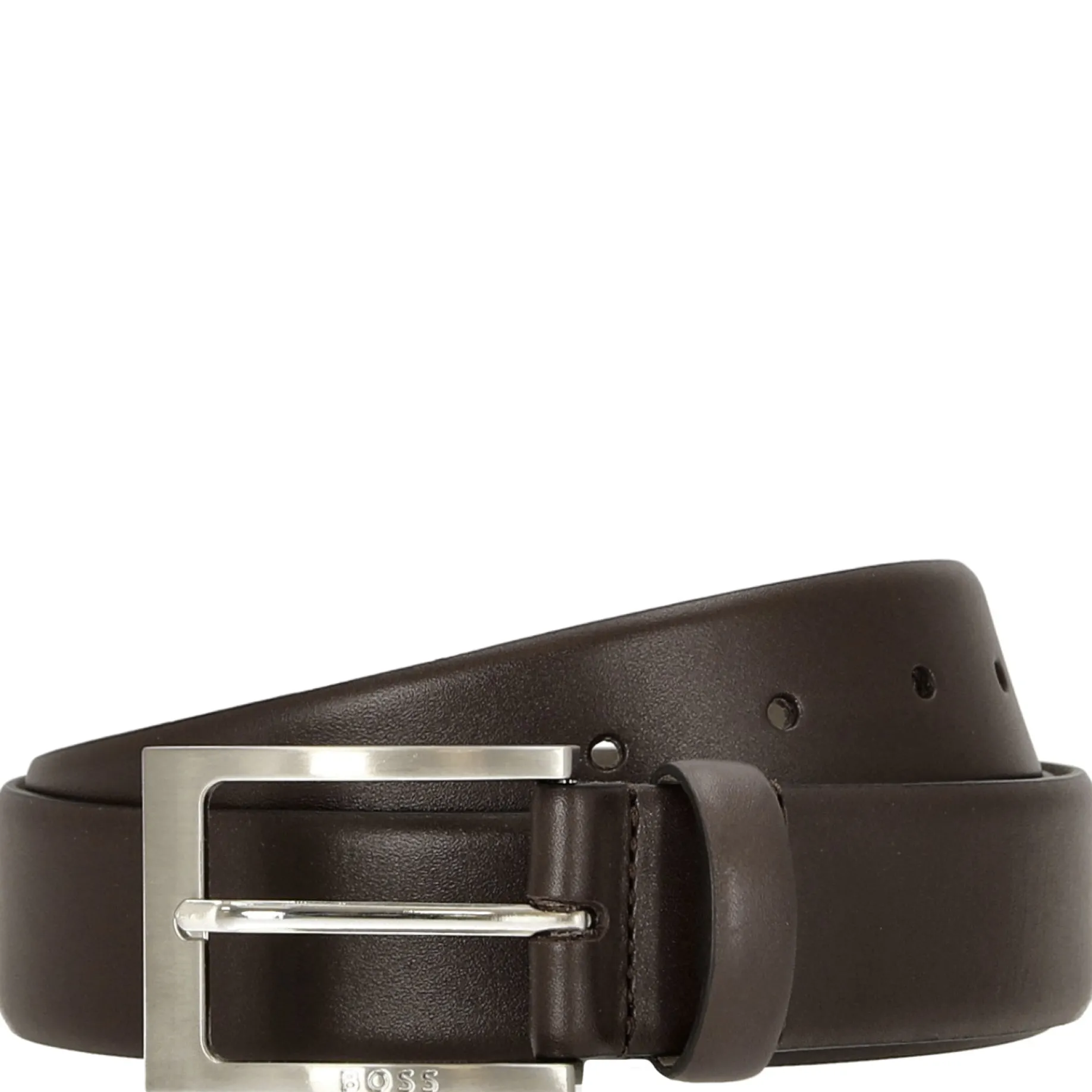 Barnabie - Ledergürtel mit Dornschließe 3.5 cm (dark brown, 90)