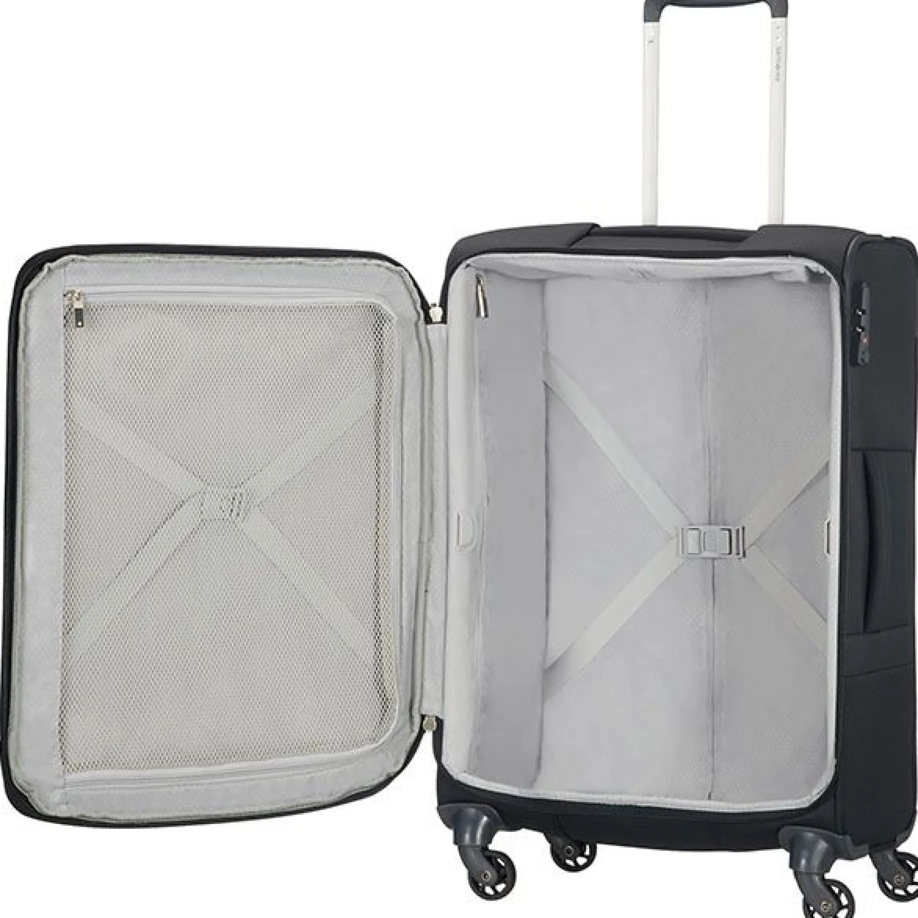 Base Boost - 4-Rollen-Trolley L 78 cm erw. (black)