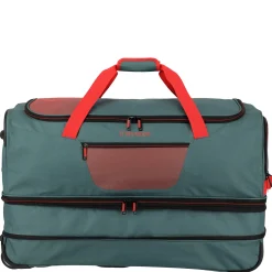 Basics - Rollenreisetasche 98/119L 70 cm erw. (grün/orange)
