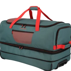 Basics - Rollenreisetasche 98/119L 70 cm erw. (grün/orange)