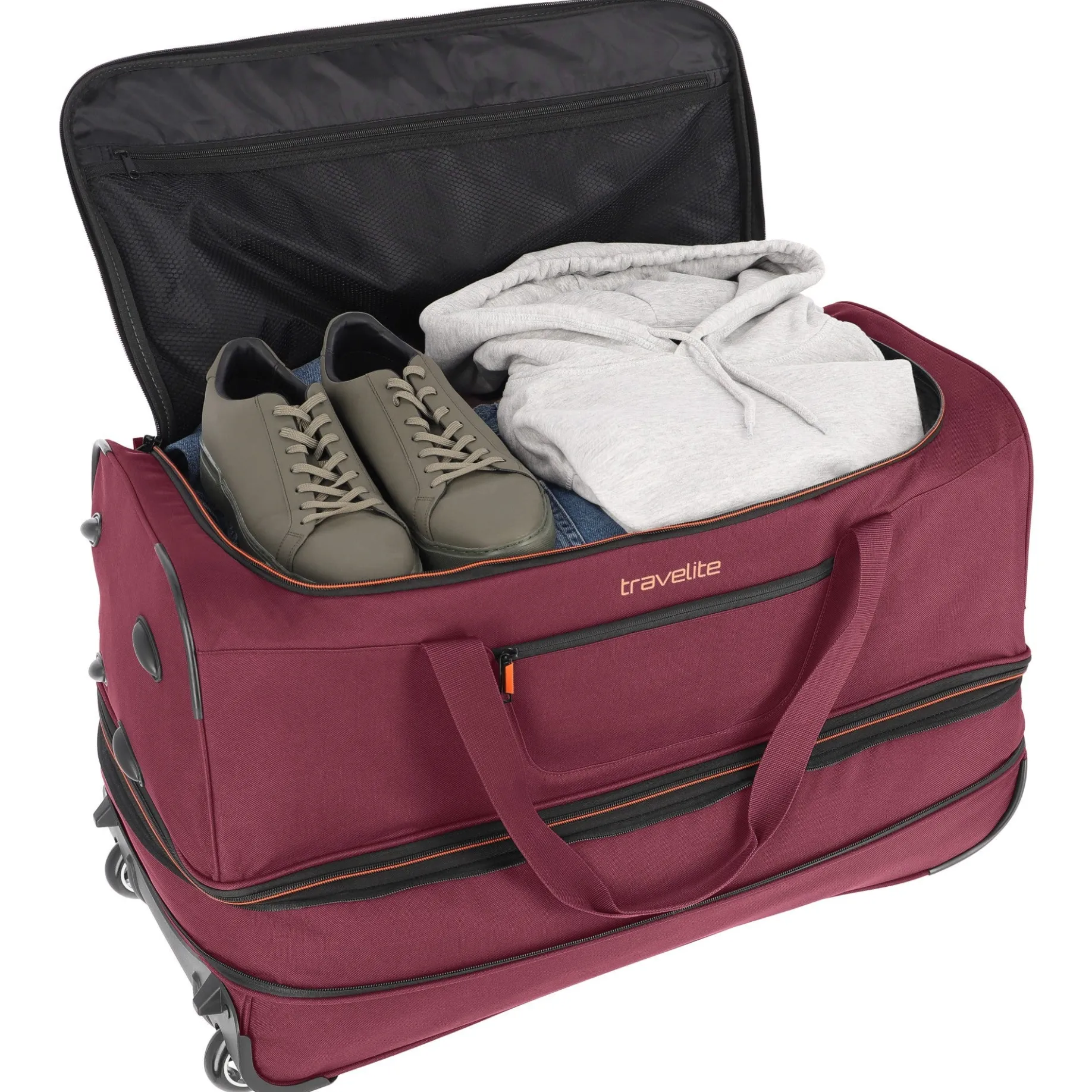 Basics - Rollenreisetasche 98/119L 70 cm erw. (bordeaux)