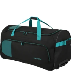Basics Fresh - Rollenreisetasche 89L 71 cm (schwarz/petrol)