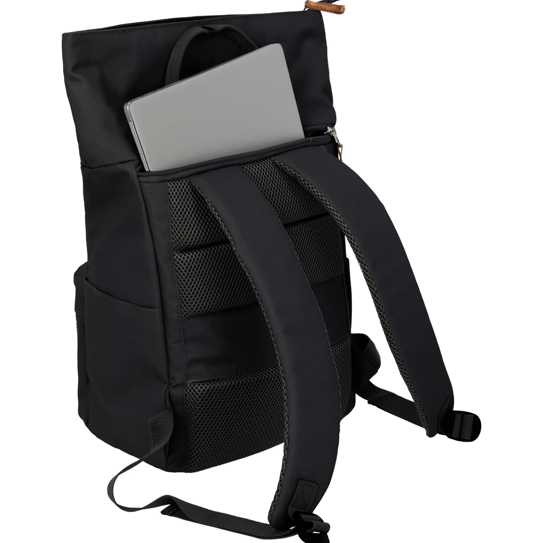 Basics Short Handle - Rolltop Rucksack 46 cm erw. (black)