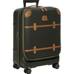 Bellagio - 4-Rollen-Kabinentrolley mit Vortasche 55 cm erw. recycelt (olive)