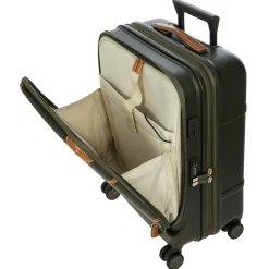 Bellagio - 4-Rollen-Kabinentrolley mit Vortasche 55 cm erw. recycelt (olive)