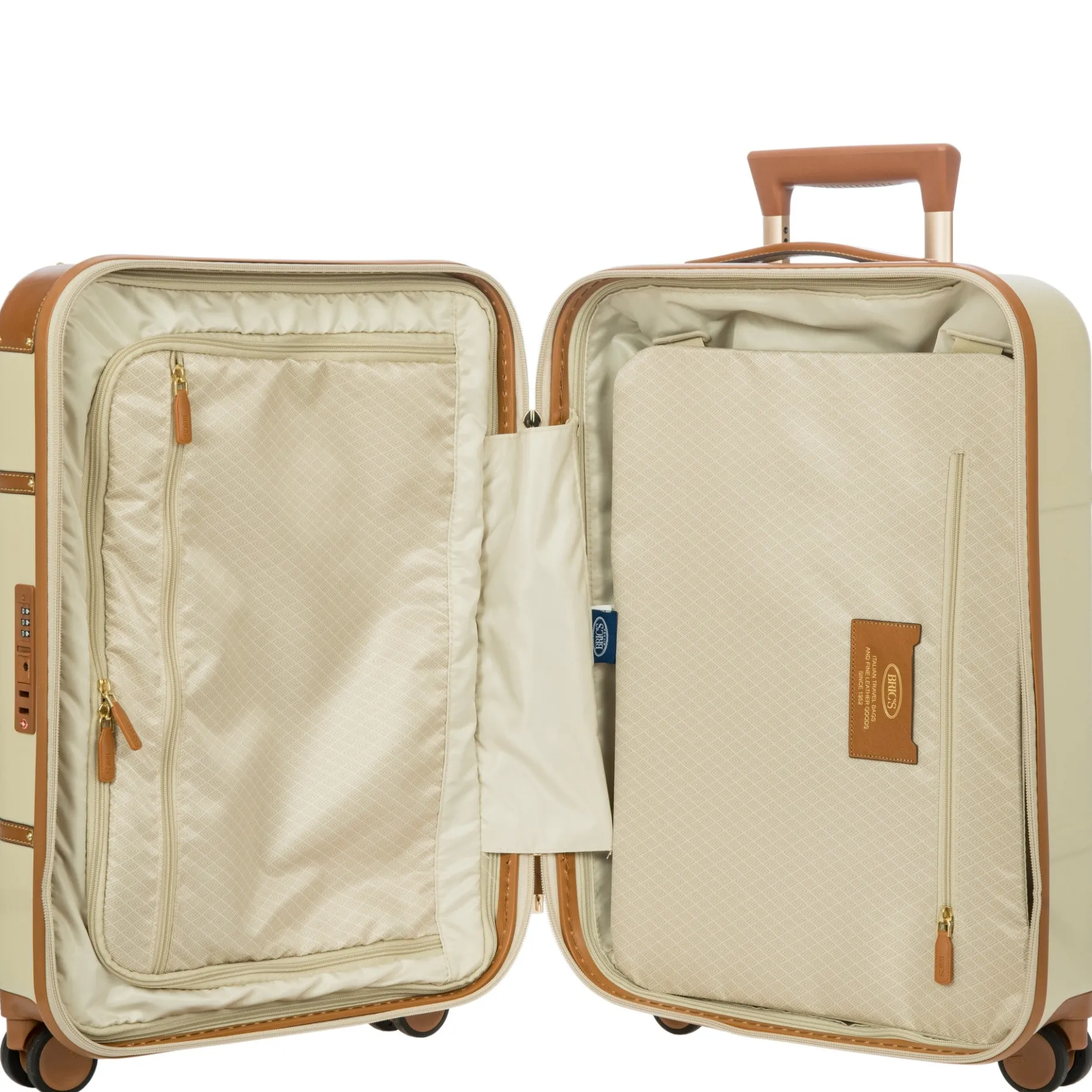 Bellagio - 4-Rollen-Kabinentrolley 55 cm recycelt (cream)