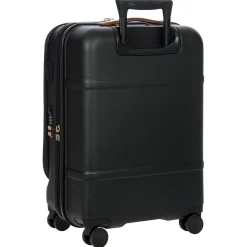 Bellagio - 4-Rollen-Kabinentrolley mit Vortasche 55 cm erw. recycelt (black/tan)