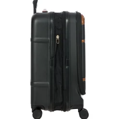 Bellagio - 4-Rollen-Kabinentrolley mit Vortasche 55 cm erw. recycelt (black/tan)