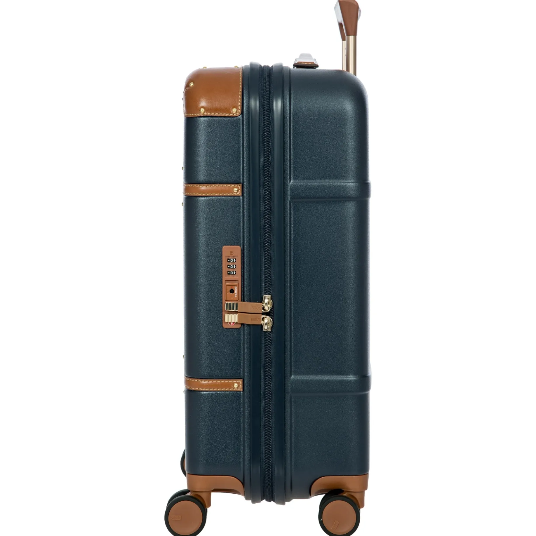 Bellagio - 4-Rollen-Kabinentrolley 55 cm recycelt (blue/tan)