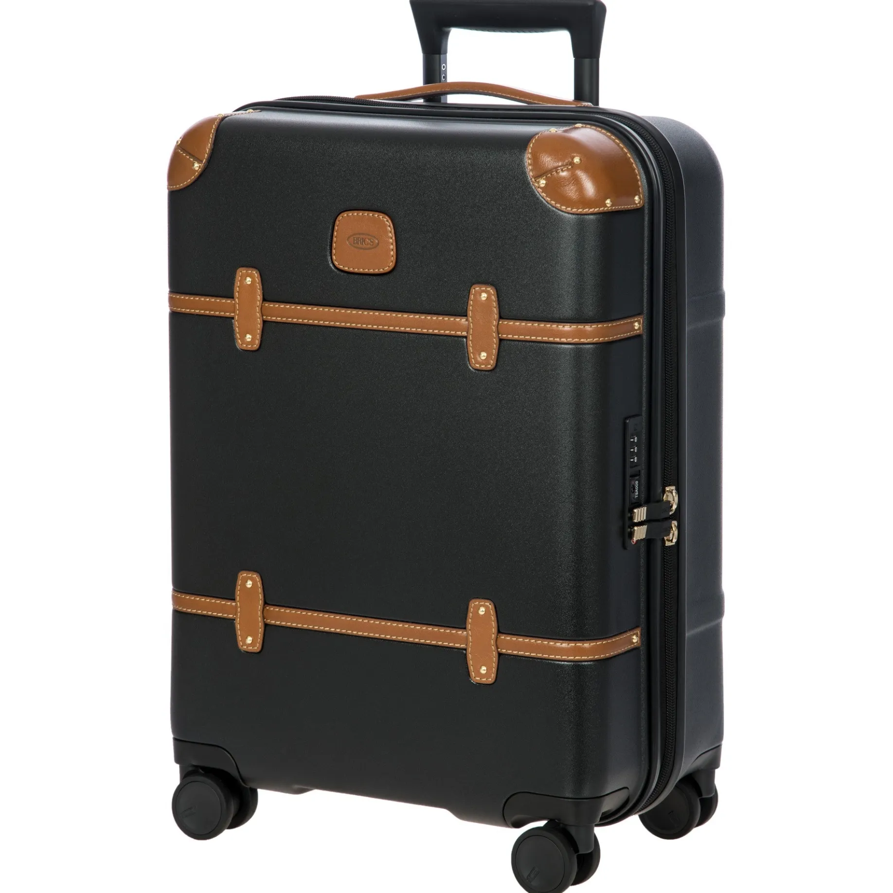 Bellagio - 4-Rollen-Kabinentrolley 55 cm recycelt (black/tan)