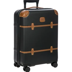 Bellagio - 4-Rollen-Kabinentrolley 55 cm recycelt (black/tan)