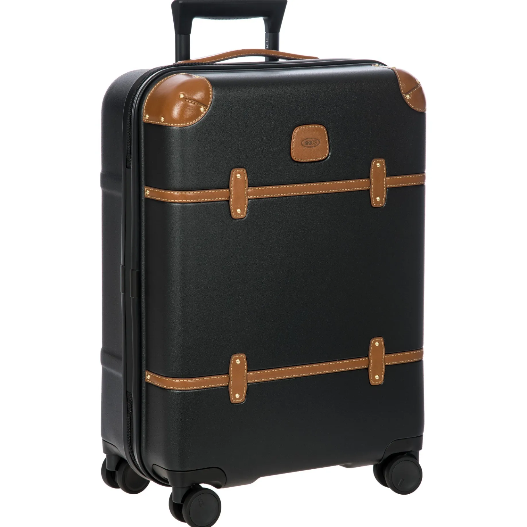 Bellagio - 4-Rollen-Kabinentrolley 55 cm recycelt (black/tan)