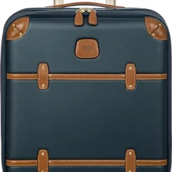 Bellagio - 4-Rollen-Kabinentrolley mit Vortasche 55 cm erw. recycelt (blue/tan)
