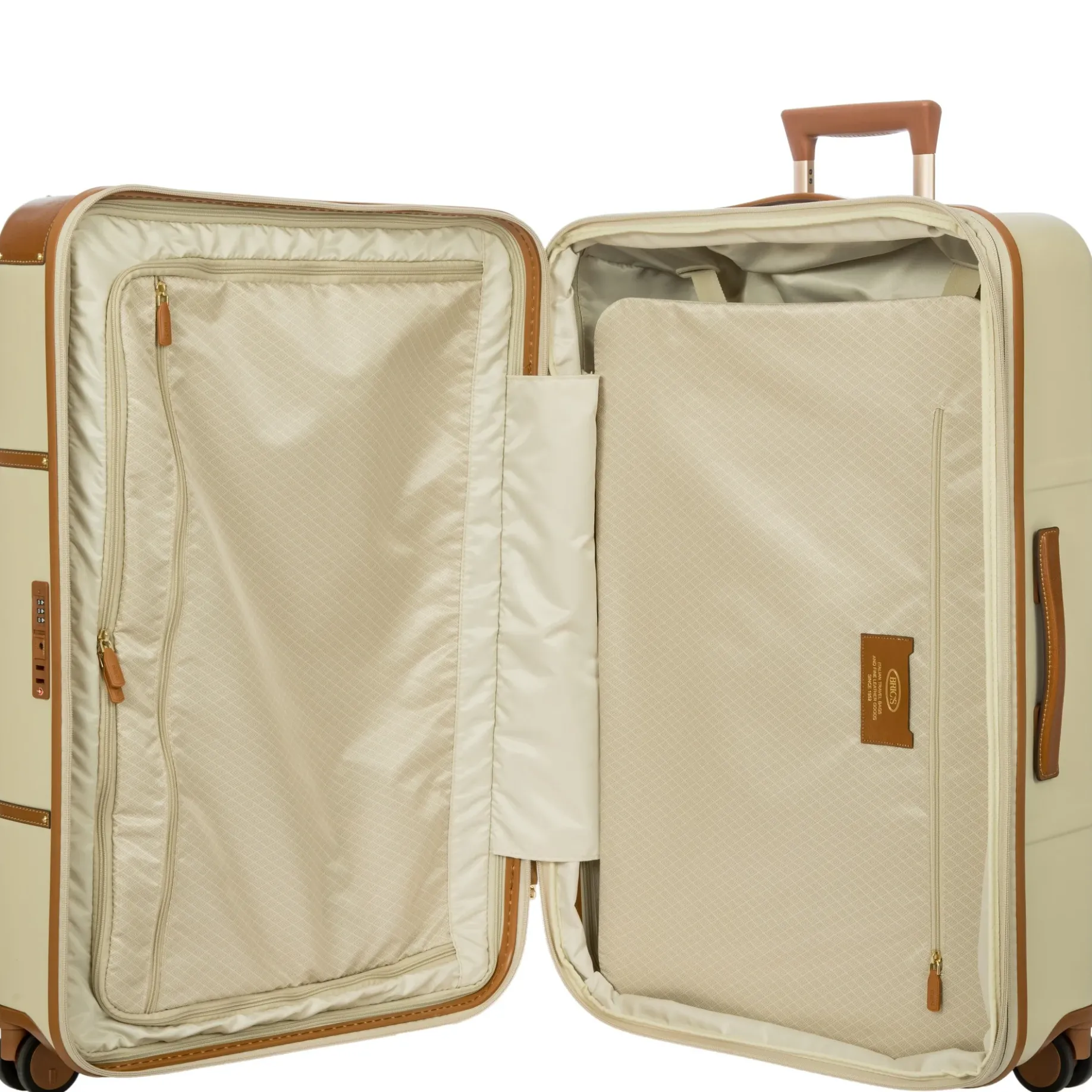 Bellagio - 4-Rollen-Trolley 76 cm erw. recycelt (cream)