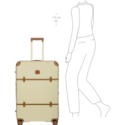 Bellagio - 4-Rollen-Trolley 76 cm erw. recycelt (cream)