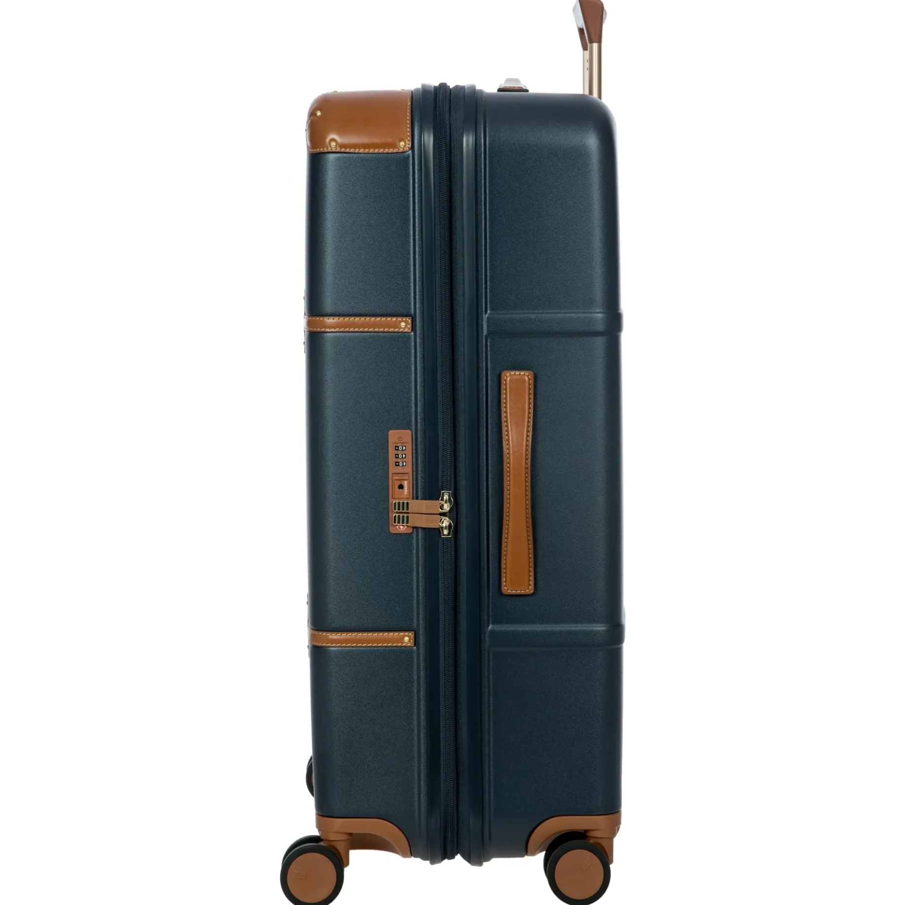 Bellagio - 4-Rollen-Trolley 76 cm erw. recycelt (blue/tan)