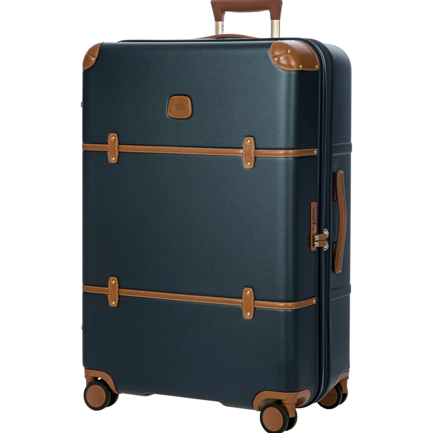 Bellagio - 4-Rollen-Trolley 76 cm erw. recycelt (blue/tan)