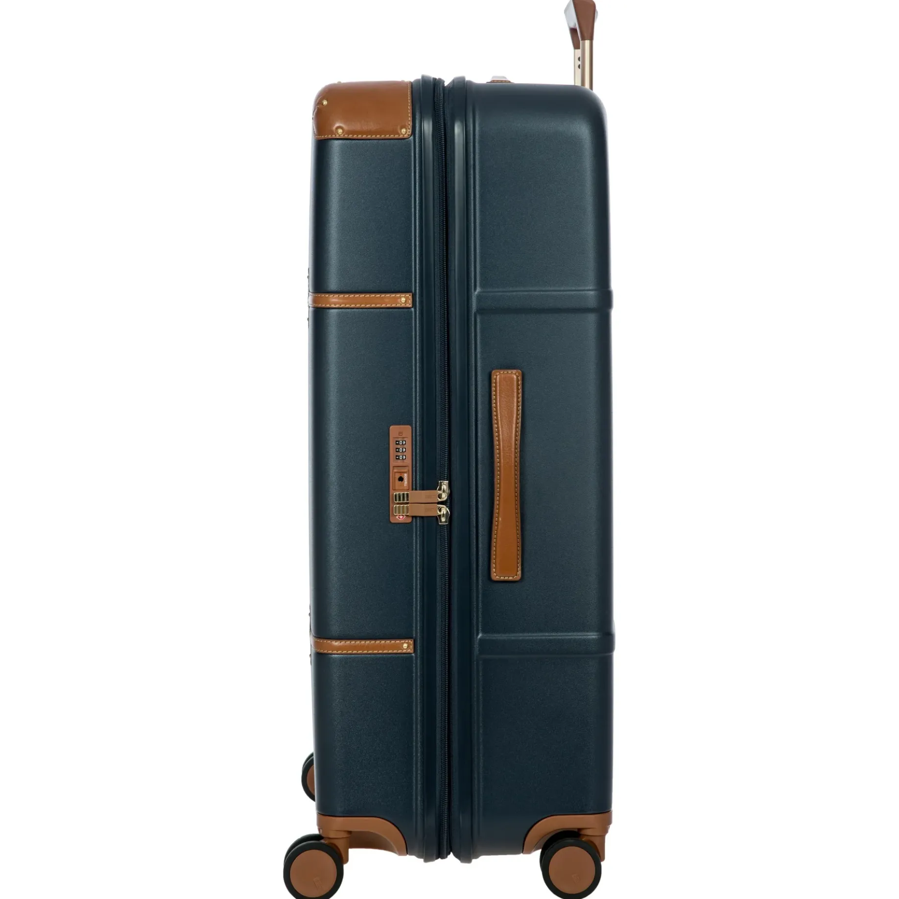 Bellagio - 4-Rollen-Trolley 82 cm erw. recycelt (blue/tan)
