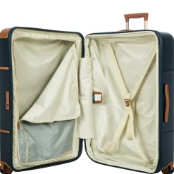 Bellagio - 4-Rollen-Trolley 82 cm erw. recycelt (blue/tan)
